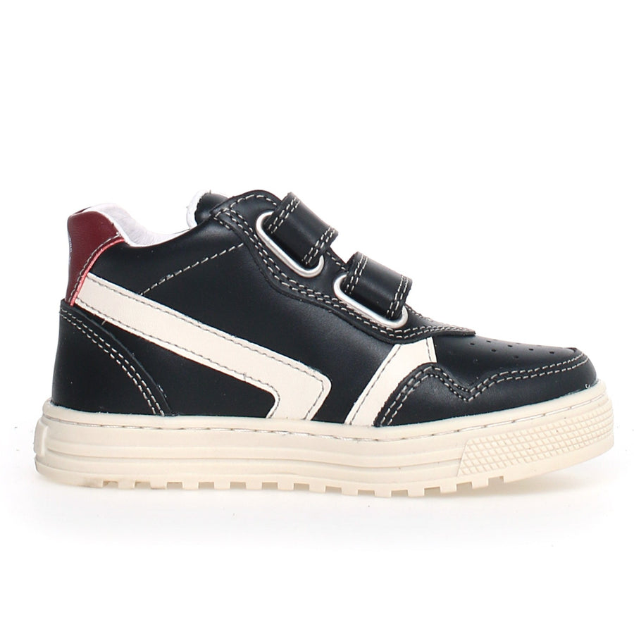 Naturino Girl's & Boy's Ceonia High Vl Calf Sneakers - Black/Milk