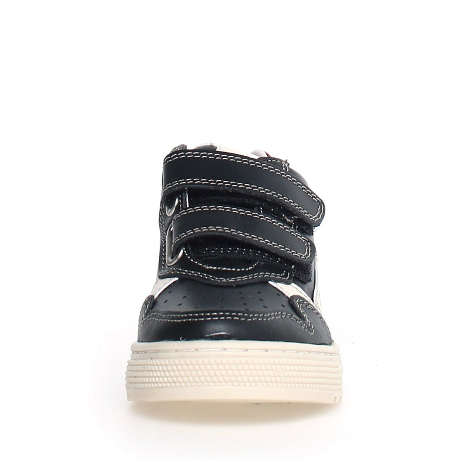 Naturino Girl's & Boy's Ceonia High Vl Calf Sneakers - Black/Milk