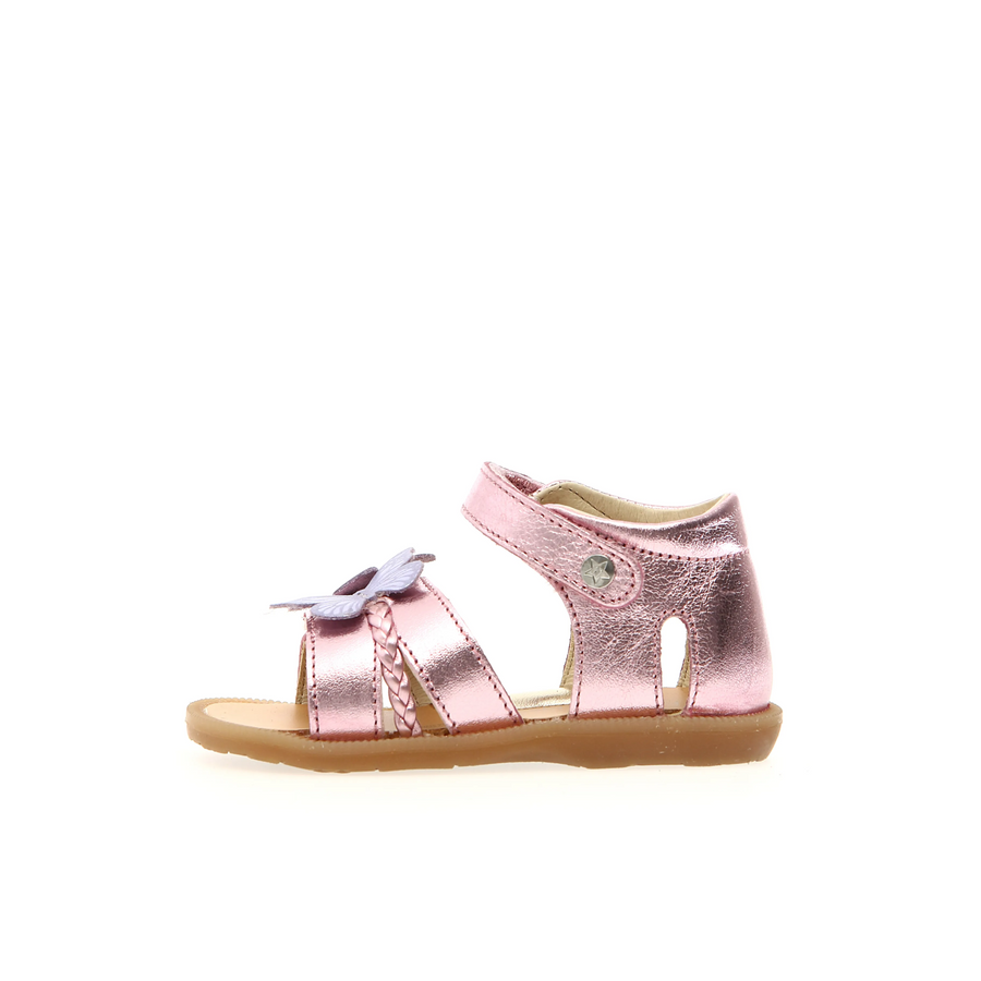 Naturino Girl's Chrisse Sandals - Metallic Pink