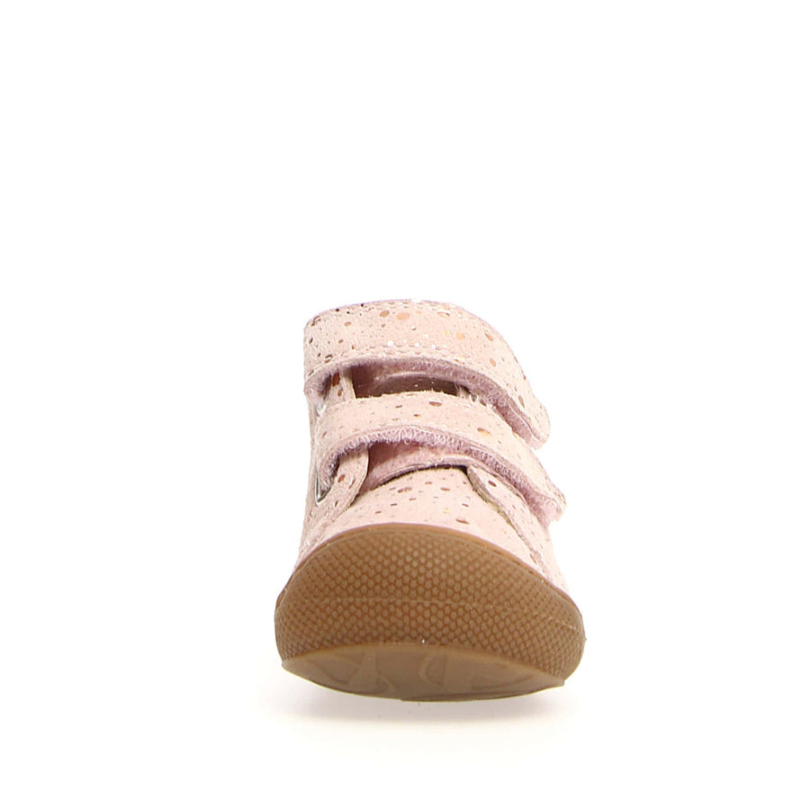 Naturino Girl's Cocoon Casual Shoes- Pink Suede Dots