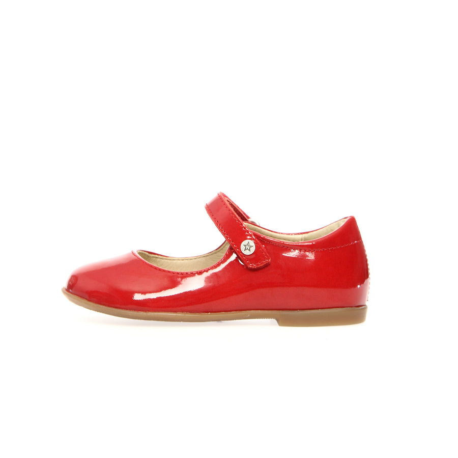 Naturino Girl's Darling Elastic Ballerina Shoes - Red