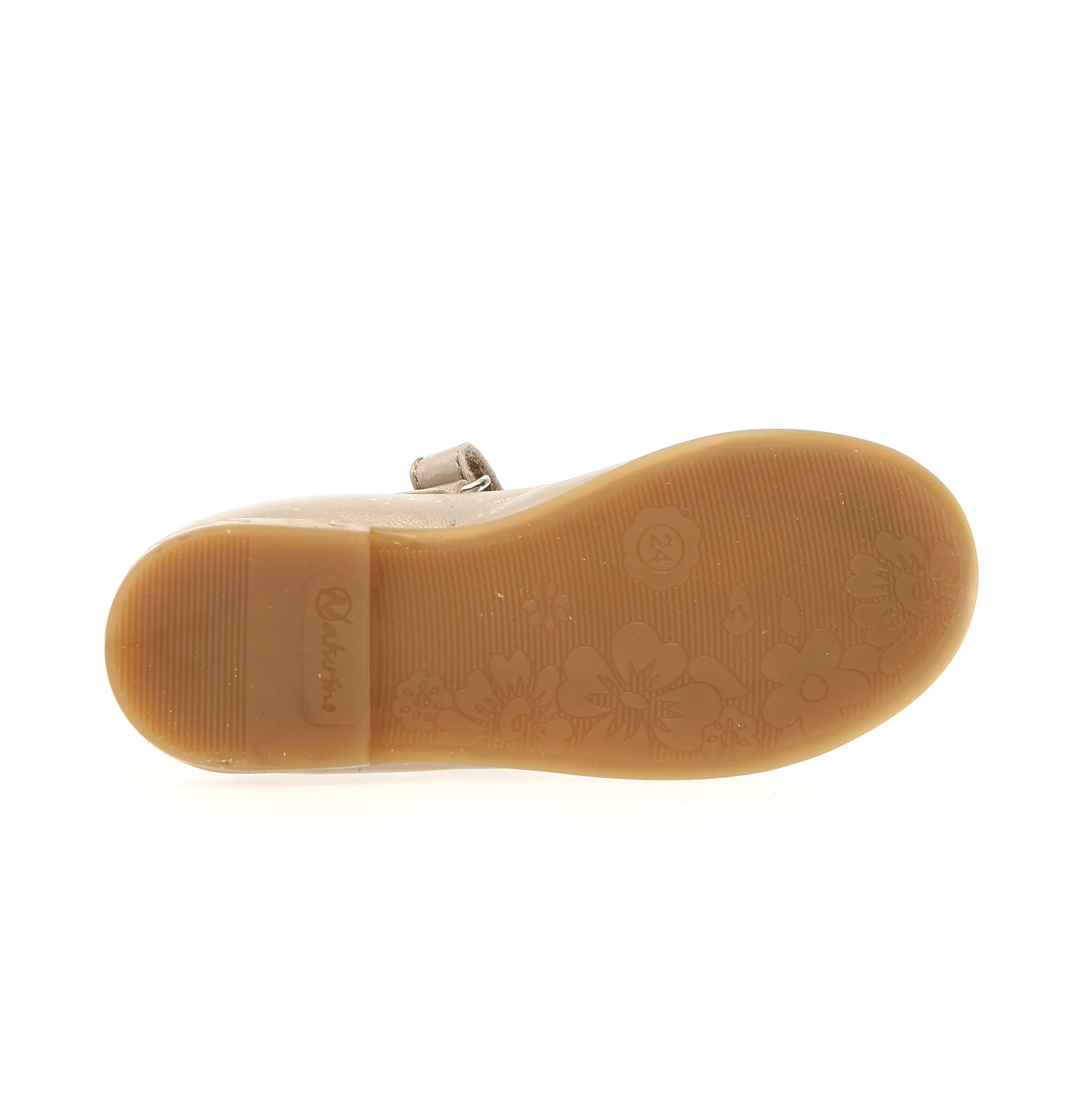 Ballerines En Cuir Souple Naturino Pour Fille - Modèle Darling - Semelle Antidérapante - Sangle Réglable