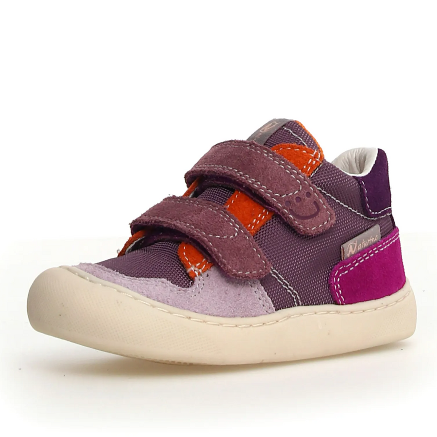 Naturino Finay Vl Girl's Casual Shoes - Magnolia/Lilac/Tulip