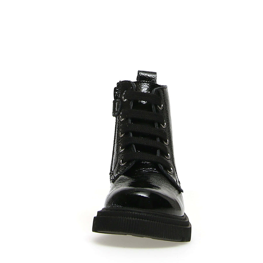 Naturino Girl's & Boy's Foster Naplak Boot Shoes - Black