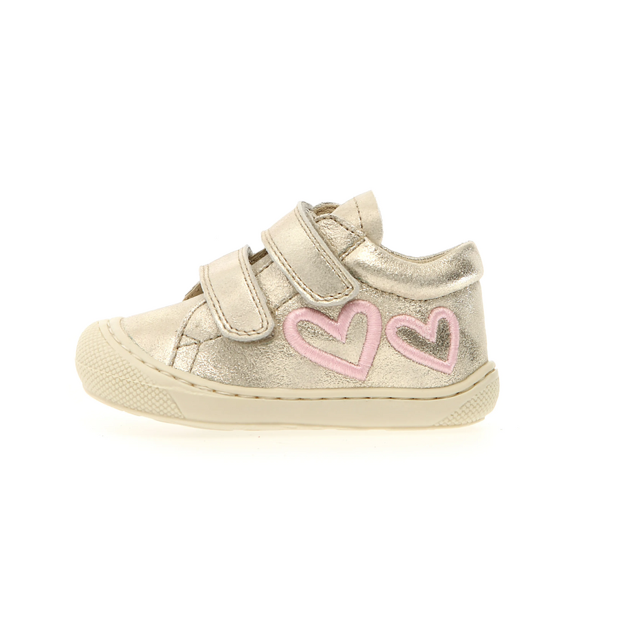 Naturino Girl's Glow Vl Casual Shoes - Platinum