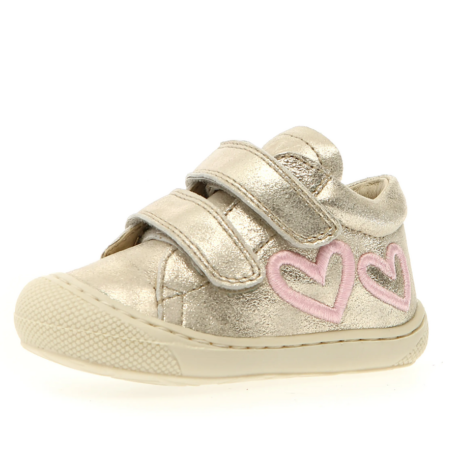 Naturino Girl's Glow Vl Casual Shoes - Platinum