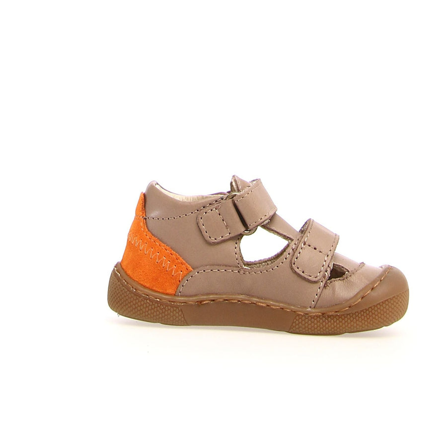 Naturino Irty's Boy's Casual Shoes - Taupe/Orange