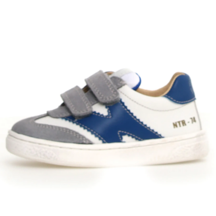 Naturino Boy's Jenix Vl Casual Shoes - Grey / White / Azure