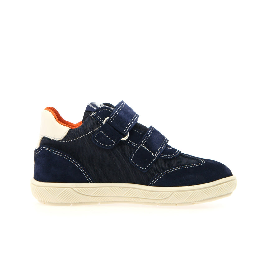 Naturino Boy's Kevis High Barefoot Waterproof Casual Shoes - Navy/Milk/Dark Orange