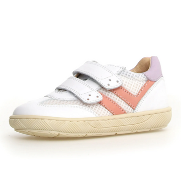 Naturino Girl's Kevis Casual Shoes - White / Lilac / Peach