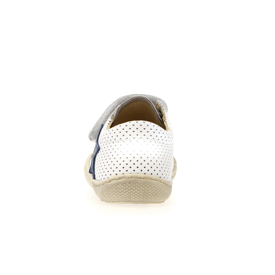 Naturino Boy's Kolde Low Vl Casual Shoes - White / Grey / Azure