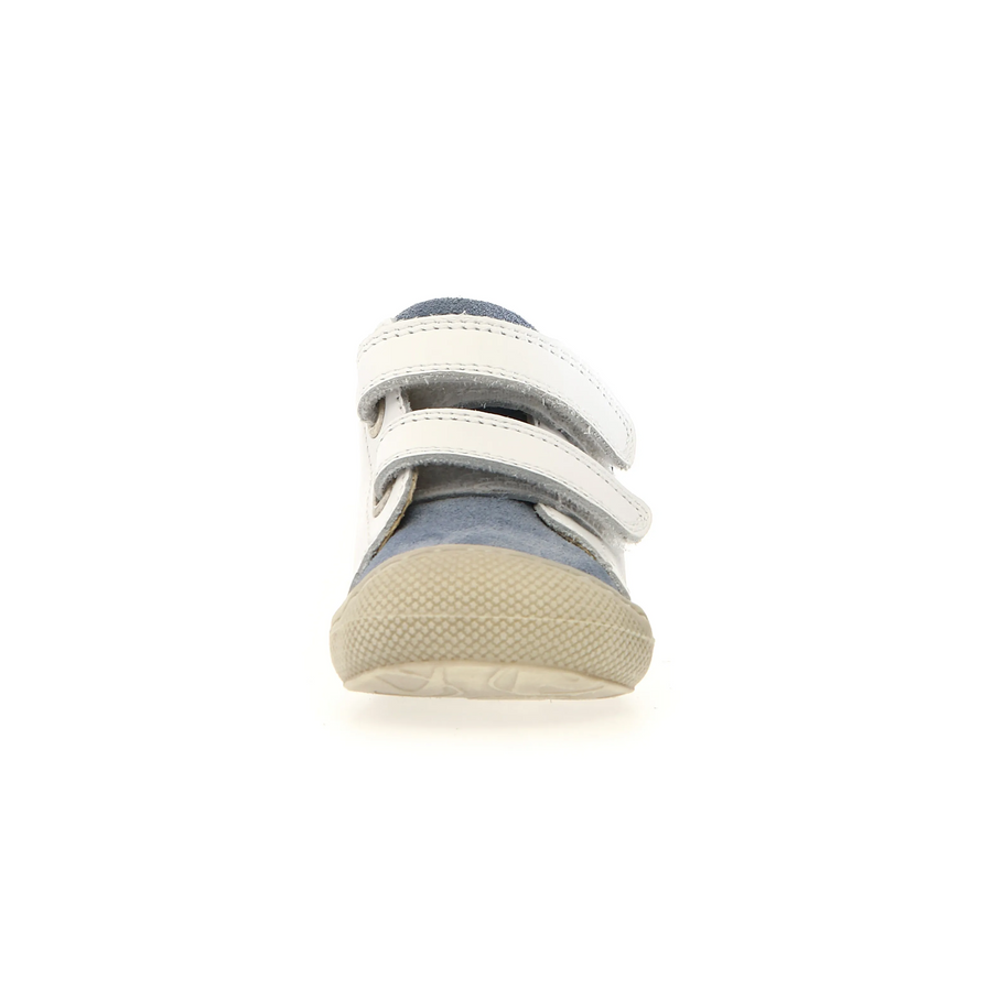 Naturino Boy's Kolde Vl Casual Shoes - White / Celeste / Oltremare