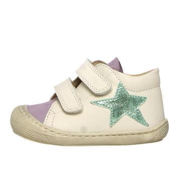 Naturino Girl's Kolde Vl Casual Shoes - Lilac / Milk / Aquamarine