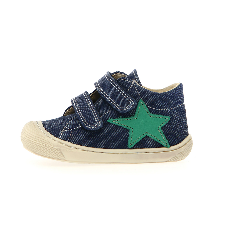 Naturino Boy's And Girl's Kolde Vl Casual Shoes - Jeans / Green