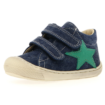 Naturino Boy's And Girl's Kolde Vl Casual Shoes - Jeans / Green