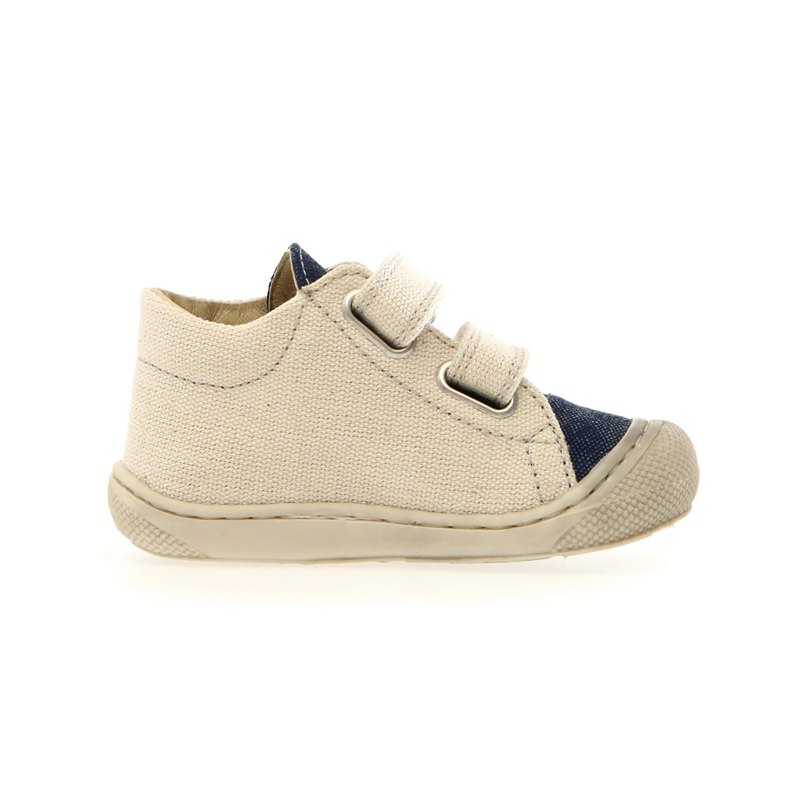 Naturino Boy's Kolde Vl Casual Shoes - Milk / Jeans / Yellow