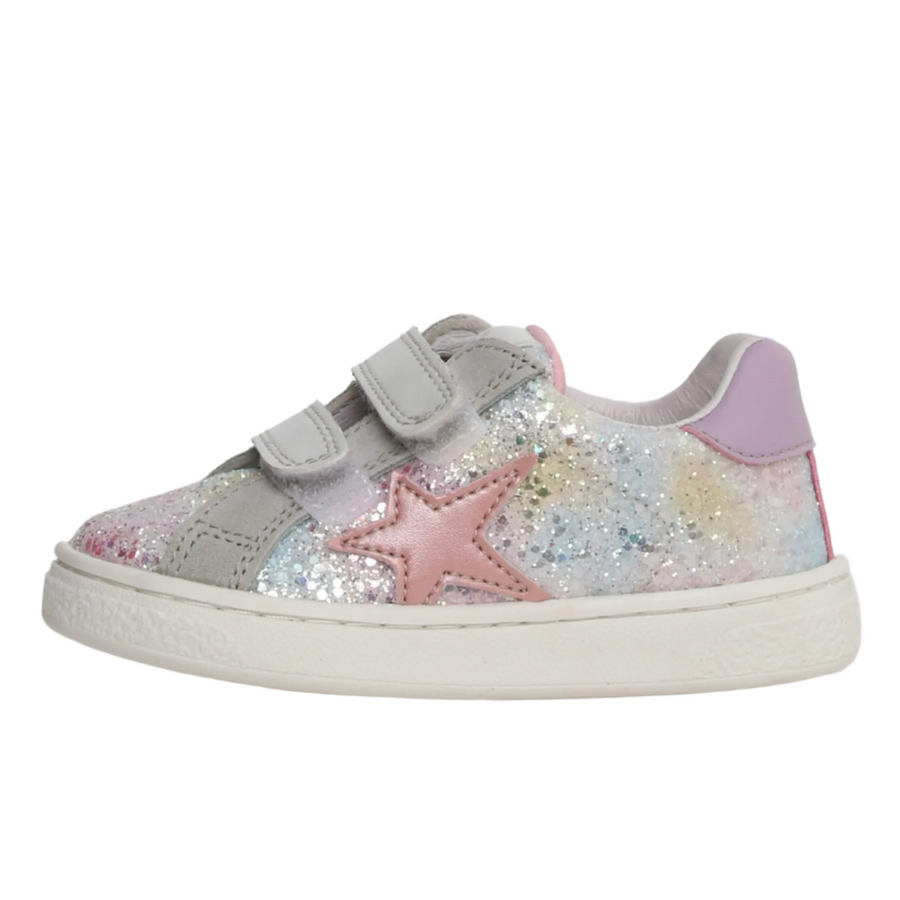 Naturino Girl's Pinn Vl Casual Shoes - Multi / Pink / Lilac