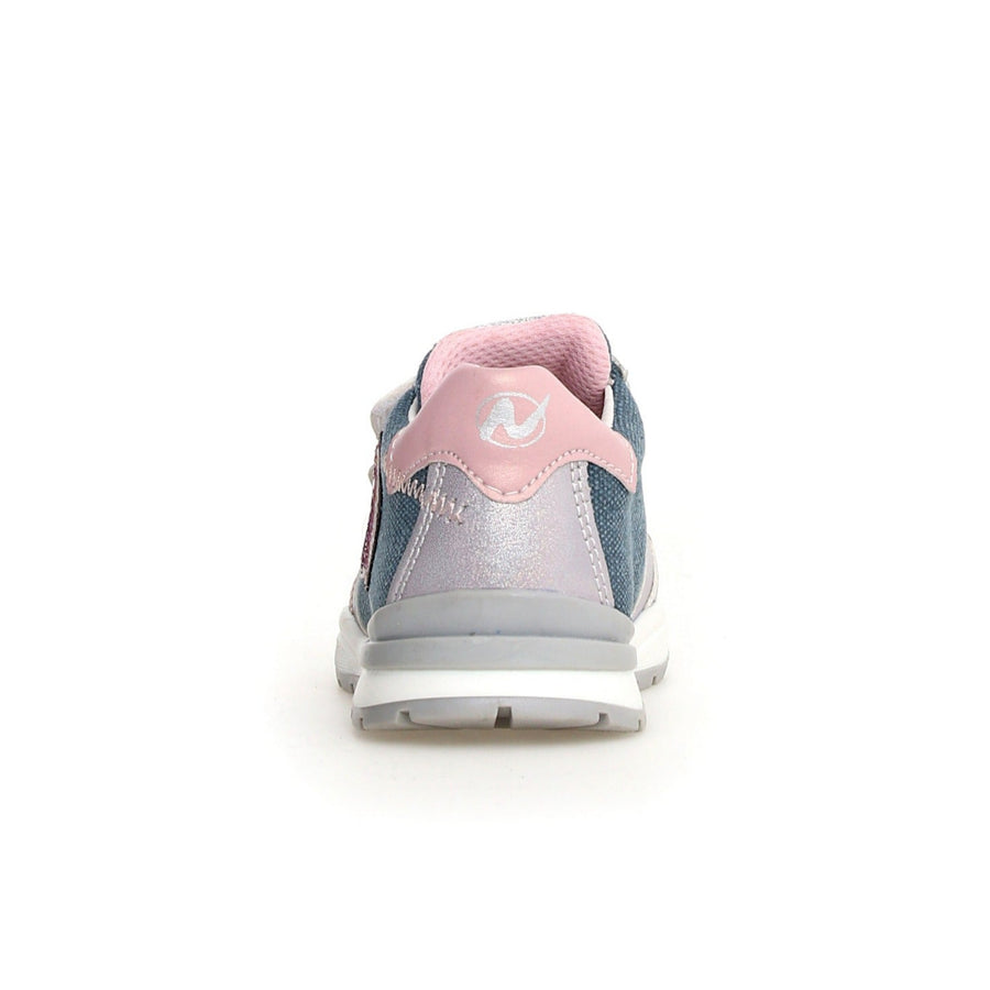 Naturino Girl's Quelly Vl Casual Sneakers- Lilac/Jeans