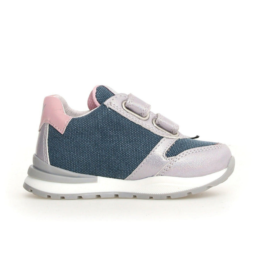 Naturino Girl's Quelly Vl Casual Sneakers- Lilac/Jeans
