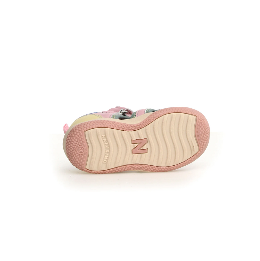 Naturino Girl's Rekin Vl Casual Shoes - Pink / Paglia