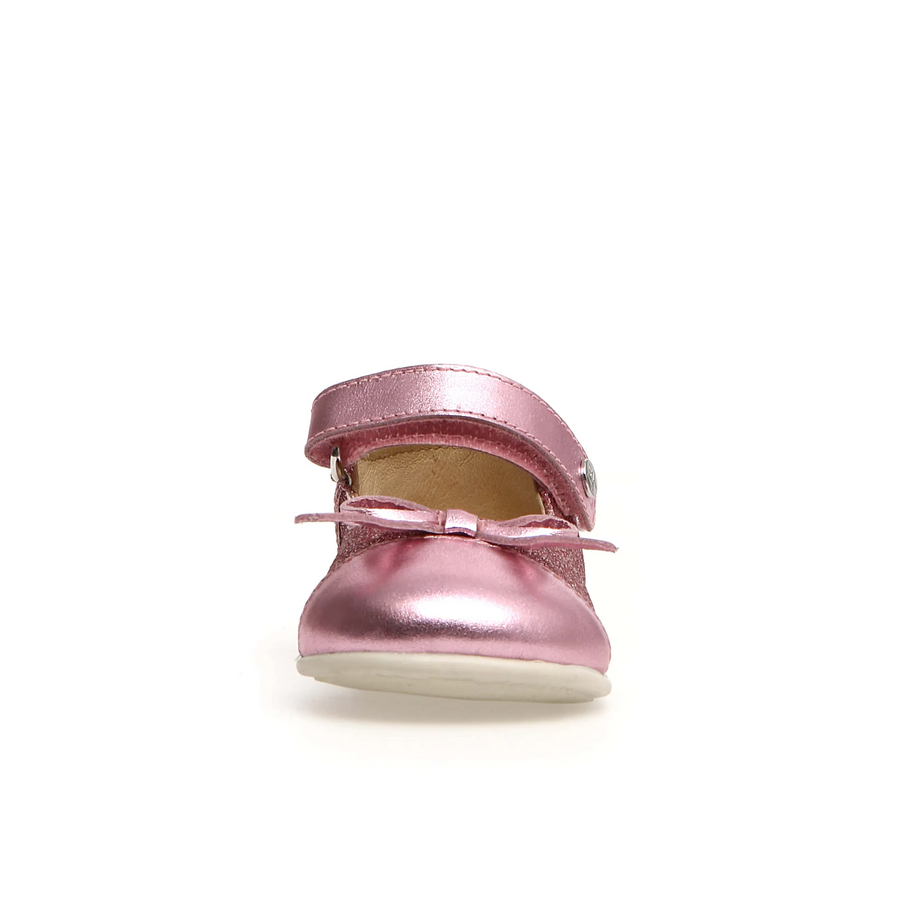 Naturino Salleny Girl's Dress Shoes - Metallic / Glitter Pink