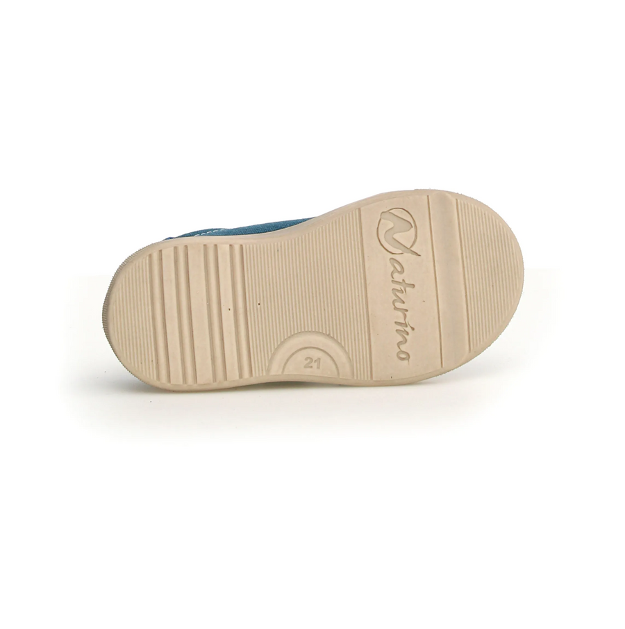 Naturino Boy's Singery Low Vl Casual Shoes - Jeans / Green