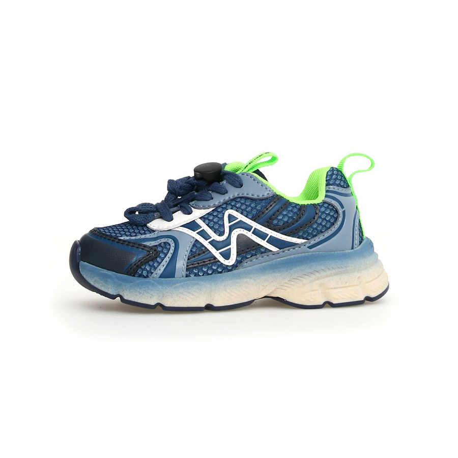 Naturino Boy's Wave Sneakers - Azure / Celeste / White