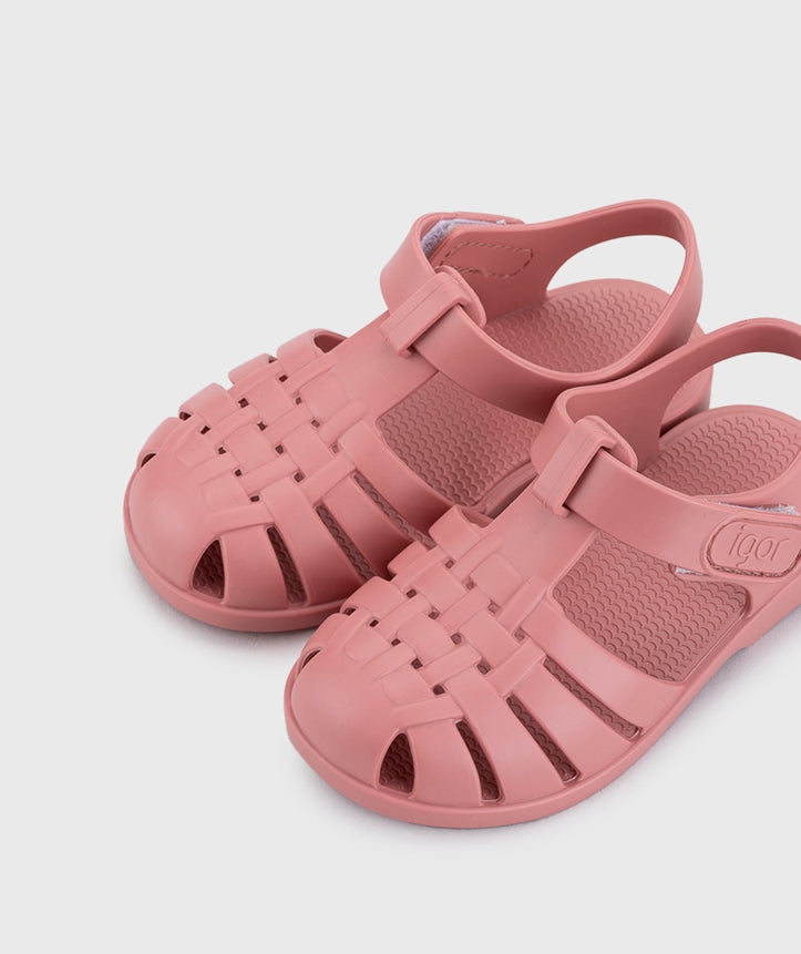 Igor Girl's Clasica V Sandals, Nuevo Rosa