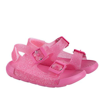 Igor Girl's Maui MC Glitter Sandals, Fucsia Glitter