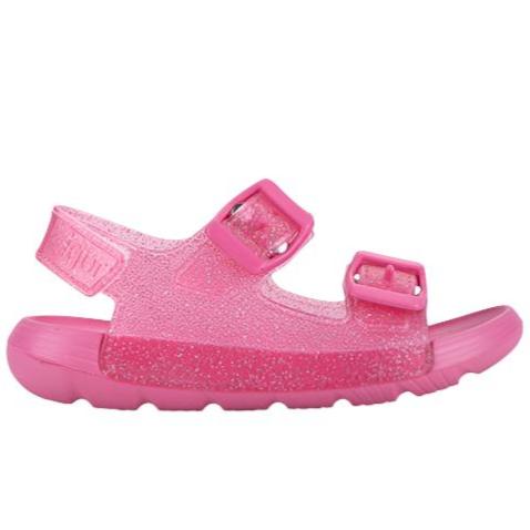 Igor Girl's Maui MC Glitter Sandals, Fucsia Glitter