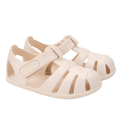 Igor Boy's And Girl's Nemo Solid Sandals - Marfil