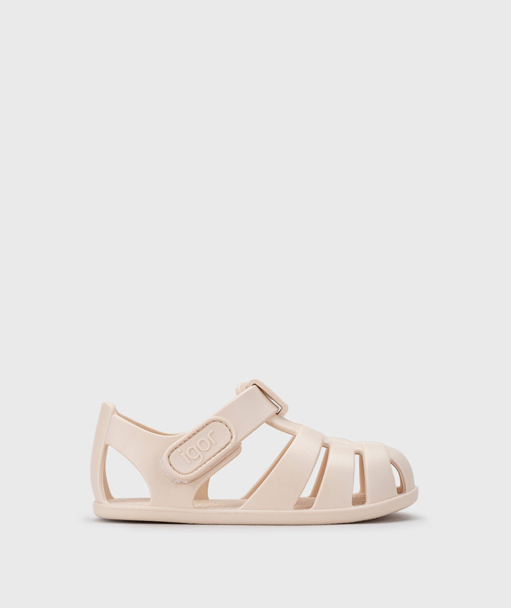 Igor Boy's And Girl's Nemo Solid Sandals - Marfil