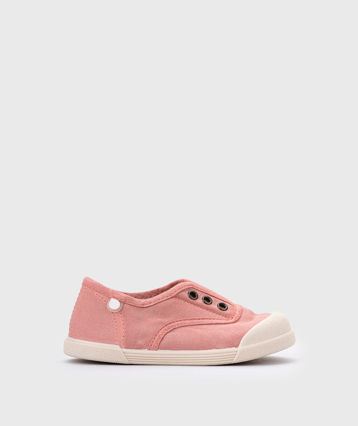 Igor Girl's Lona Laceless Shoes - Nuevo Rosa