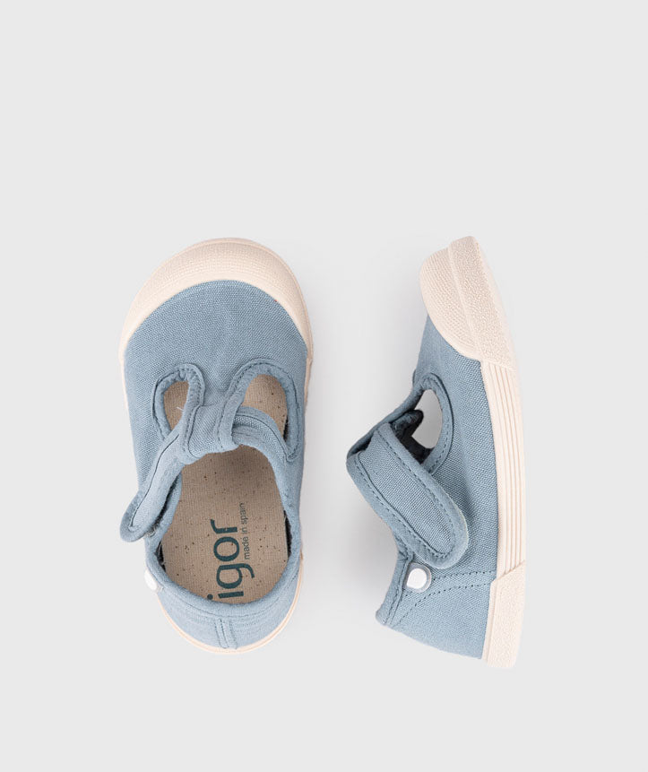 Igor Boy's and Girl's Lona Pepito Shoes, Oceano