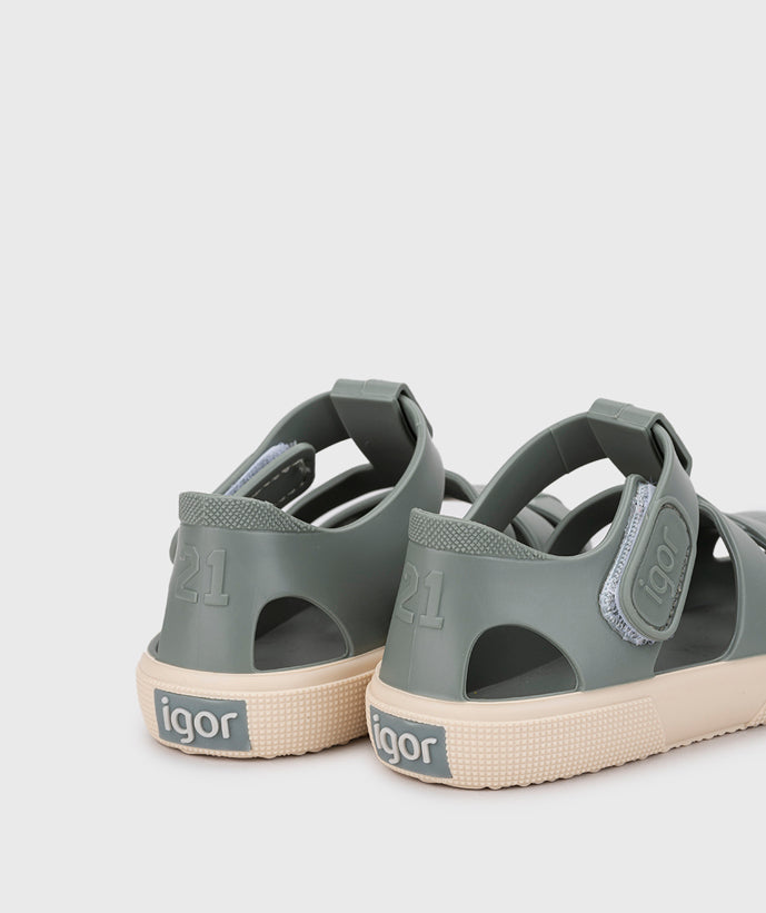 Igor Boy's And Girl's Bay Sandals - Verde