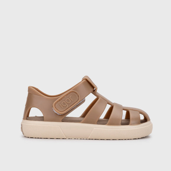 Igor Boy's And Girl's Bay Sandals - Taupe