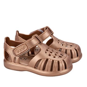 Igor Boy's And Girl's Tobby Metal Sandals - Bronce