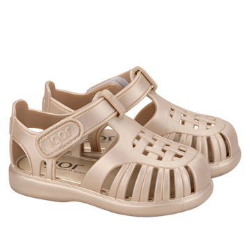 Igor Girl's Tobby Metal Sandals - Platino