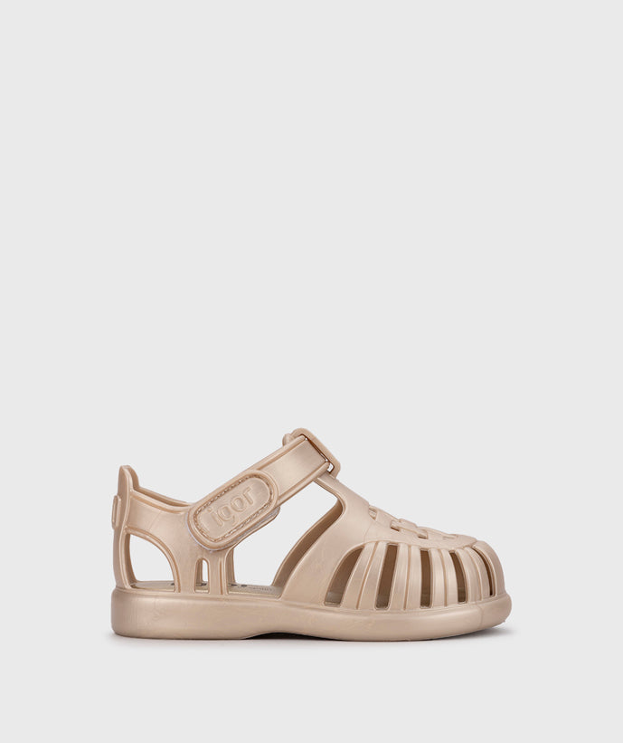 Igor Girl's Tobby Metal Sandals - Platino