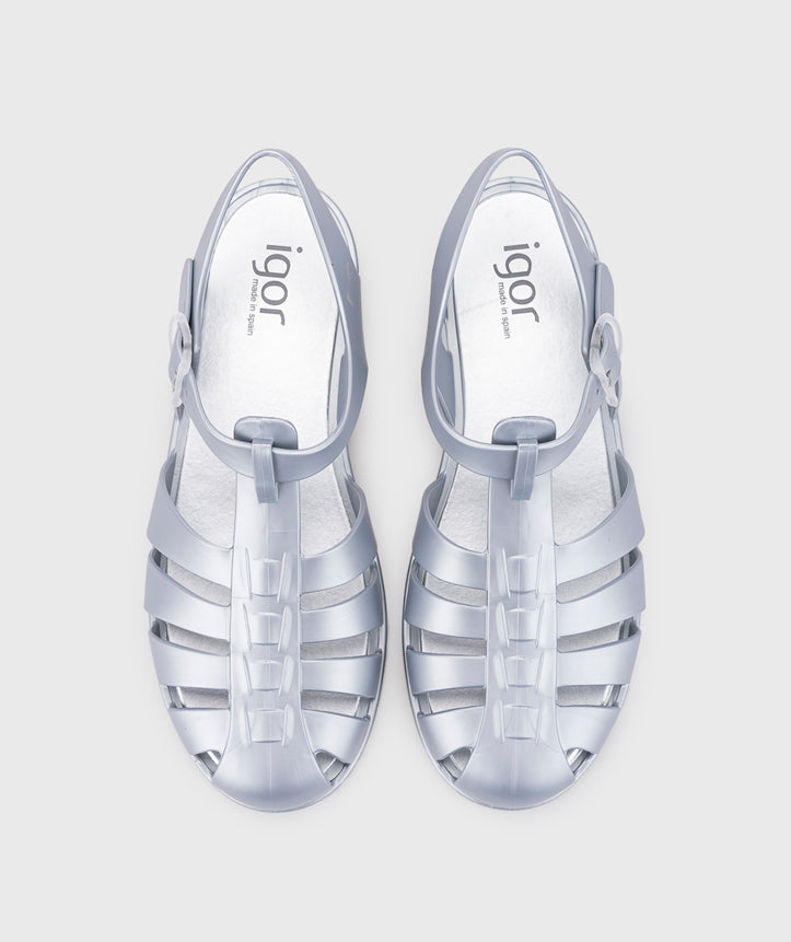 Igor Women's Biarritz Metal Sandals - Plata