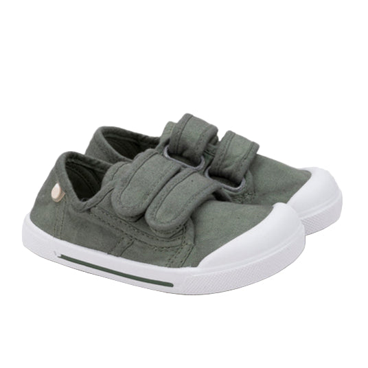 Igor Boy's And Girl's Barefoot Canvas V Shoes - Kaki