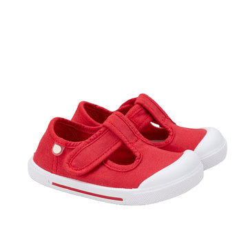 Igor Boy's And Girl's Barefoot Canvas Pepito Shoes - Rojo