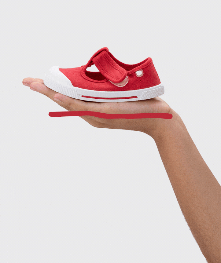 Igor Boy's And Girl's Barefoot Canvas Pepito Shoes - Rojo