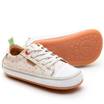 Tip Toey Joey Boy's and Girl's Funky Colors Sneakers, Tapioca Seeds