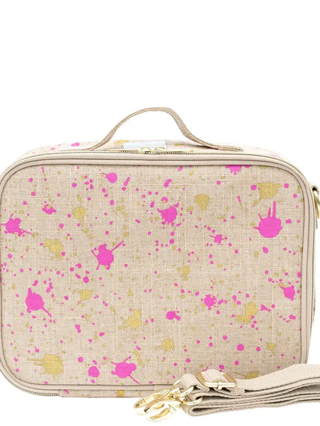 SoYoung Fuchsia + Gold Splatter Lunchbox for Kids – Just Shoes for
