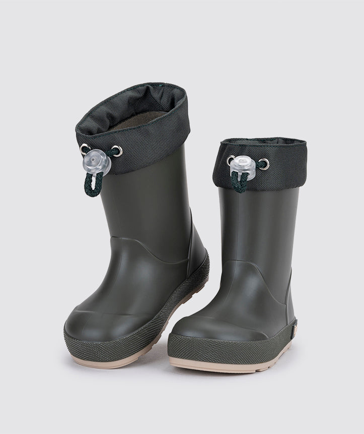 Igor Boy's and Girl's Yogi Dk Cuello Rain Boots - Kaki