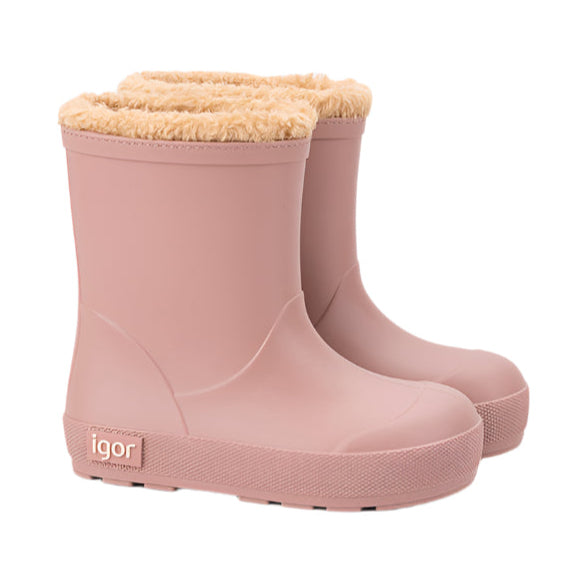 Igor Girl's Yogi Borreguito Rain Boots - Rosa