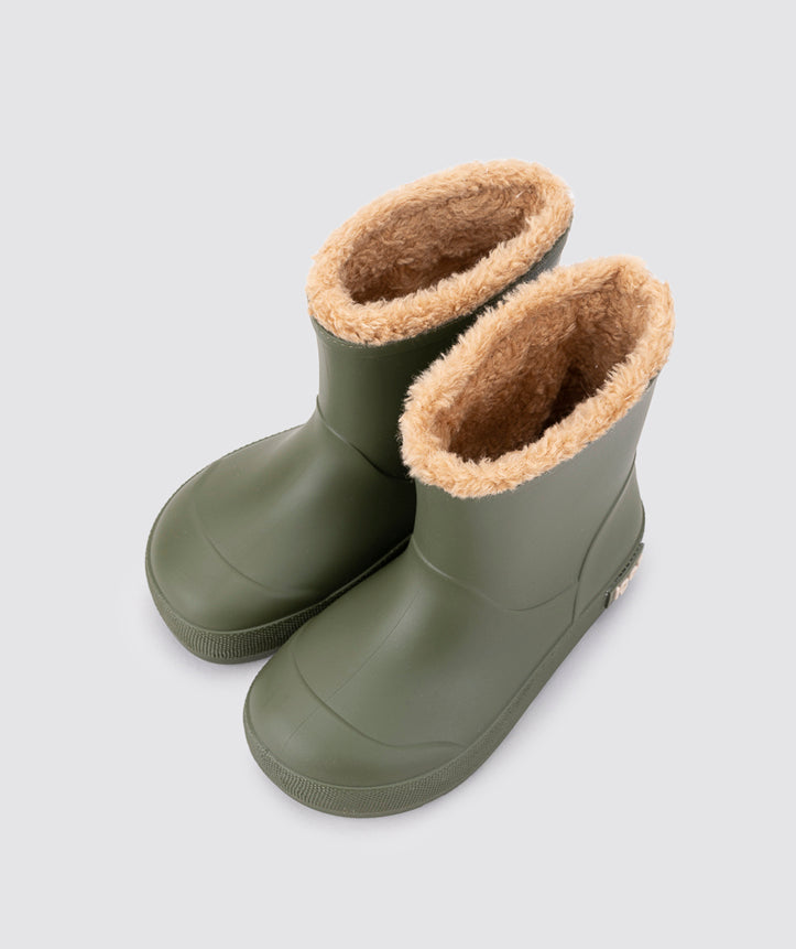 Igor Boy's and Girl's Yogi Borreguito Rain Boots - Kaki