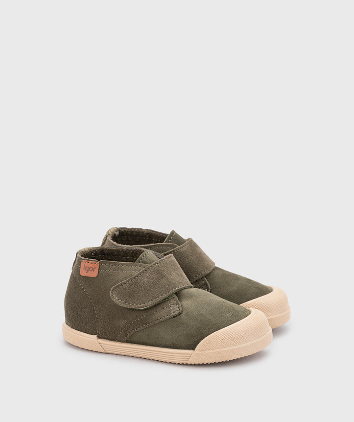 Igor Boy's and Girl's Barefoot Tui Chukka Boots - Musgo