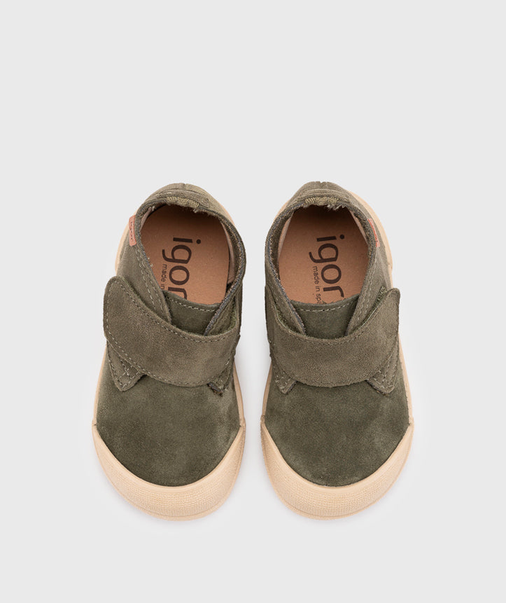 Igor Boy's and Girl's Barefoot Tui Chukka Boots - Musgo